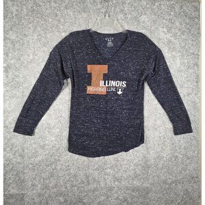 Blue 84 Women's Long Sleeve Pullover Top Blue Size L